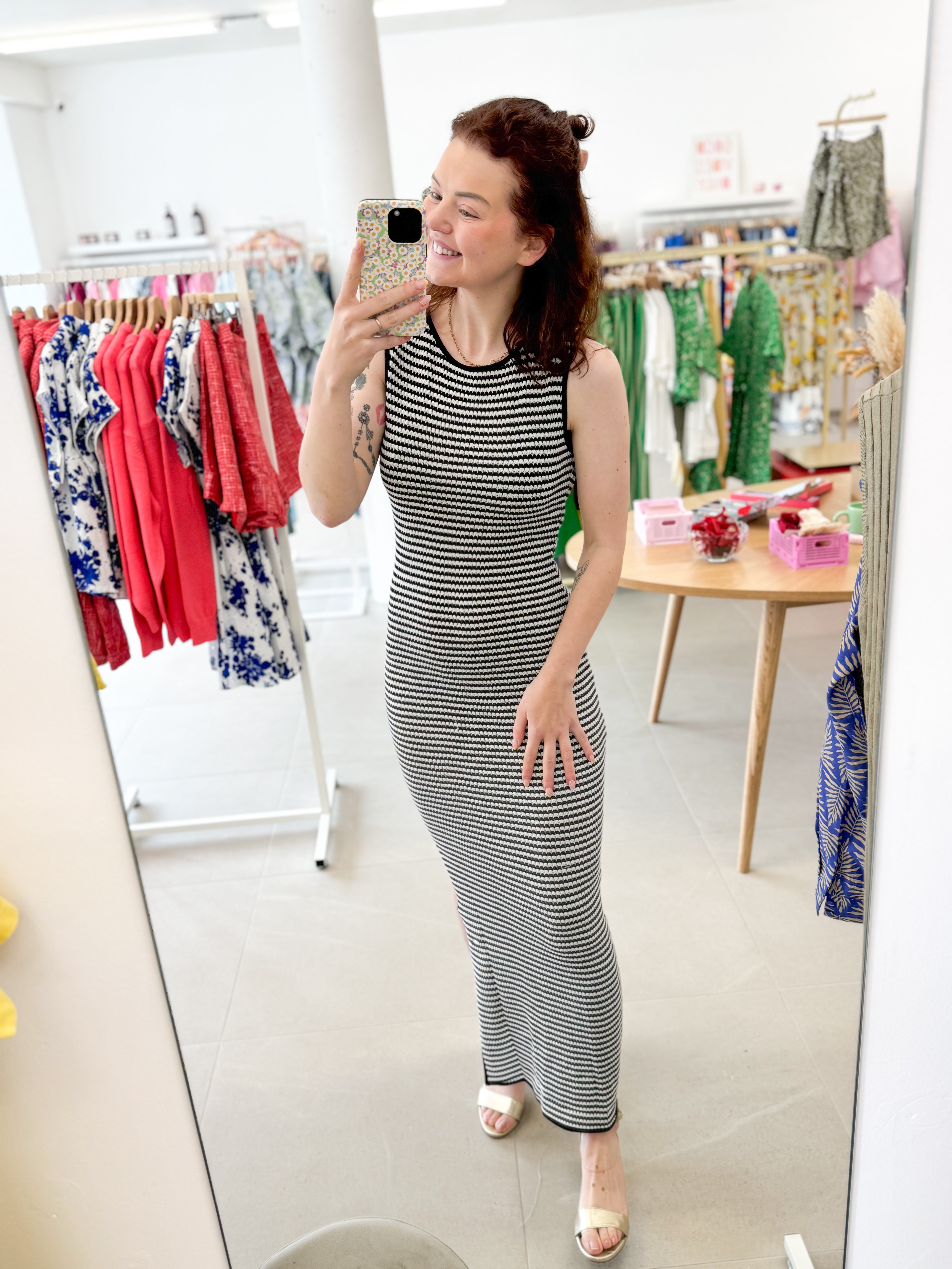 Angelika dress - Black/White