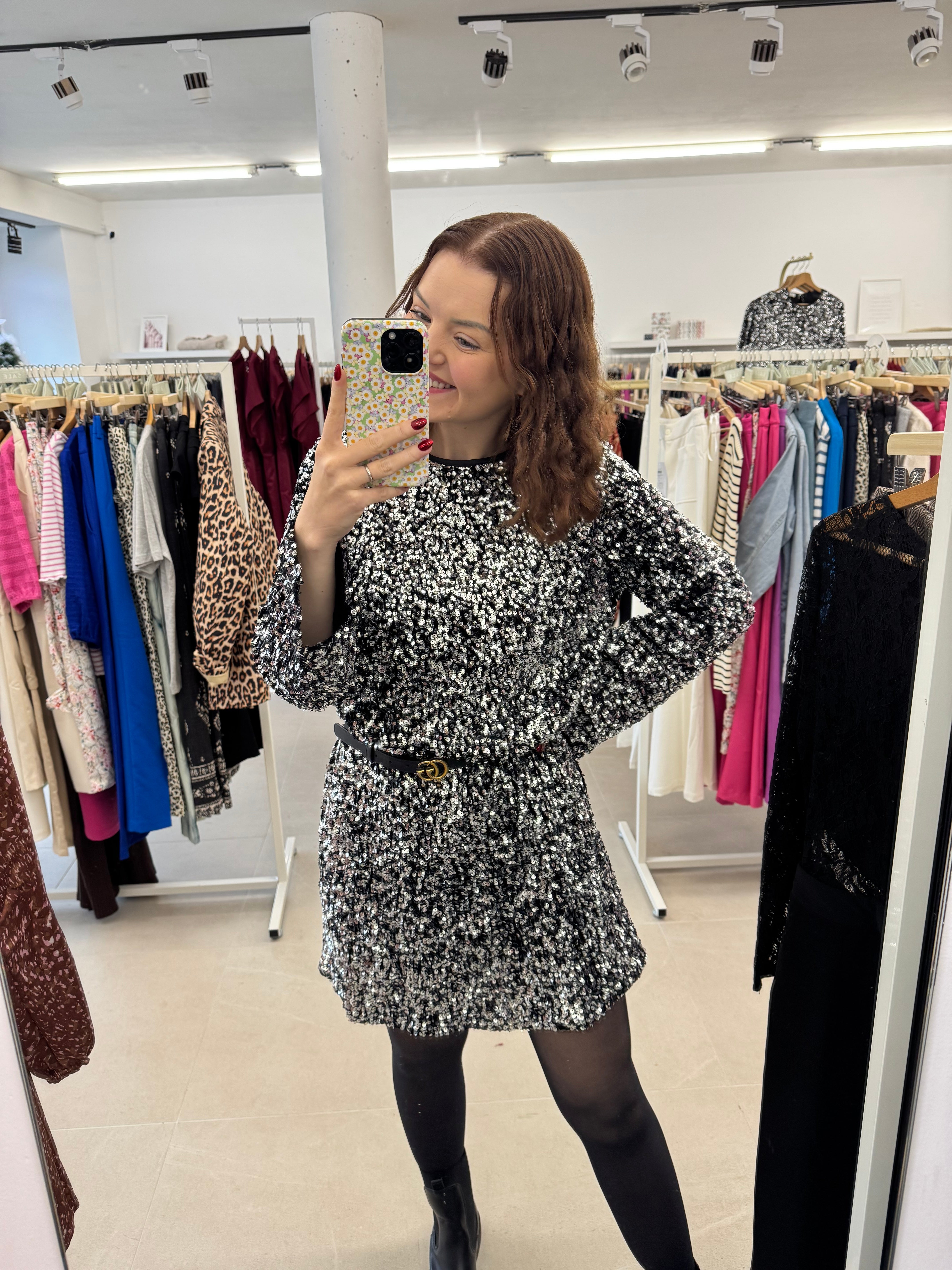 Sparkle dress - Black