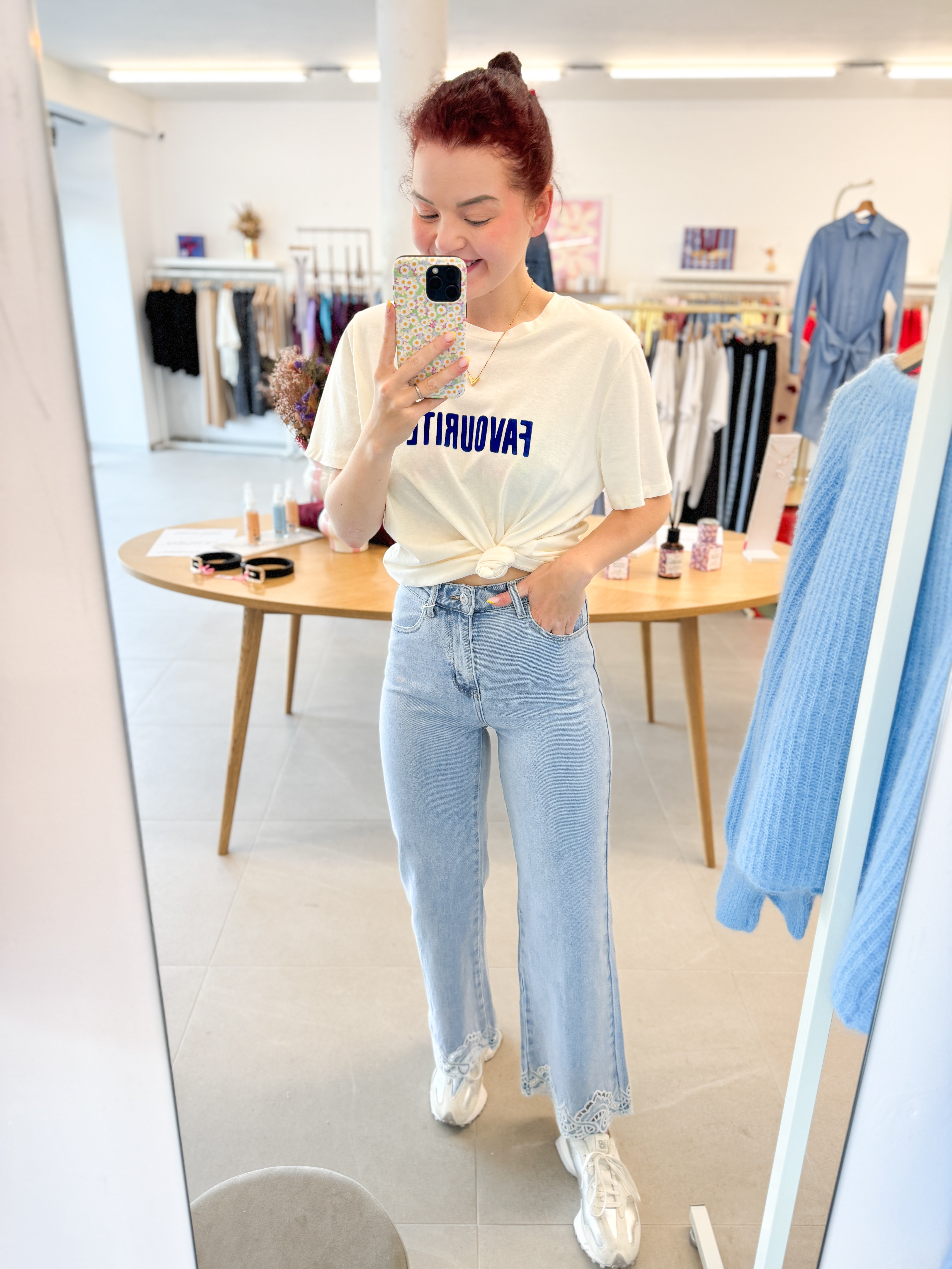 Jean Ankle Wide jeans