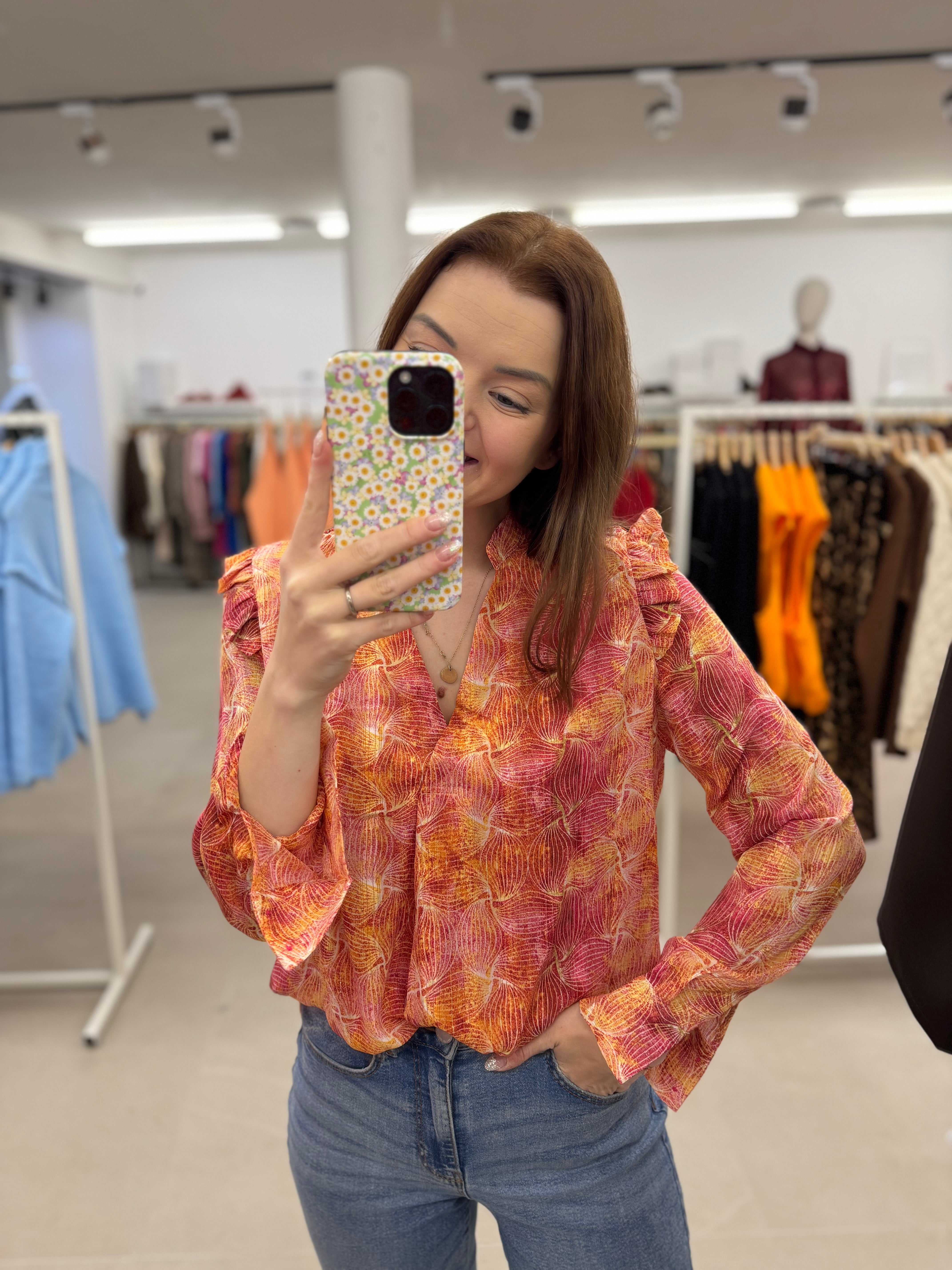 Lio blouse - Orange