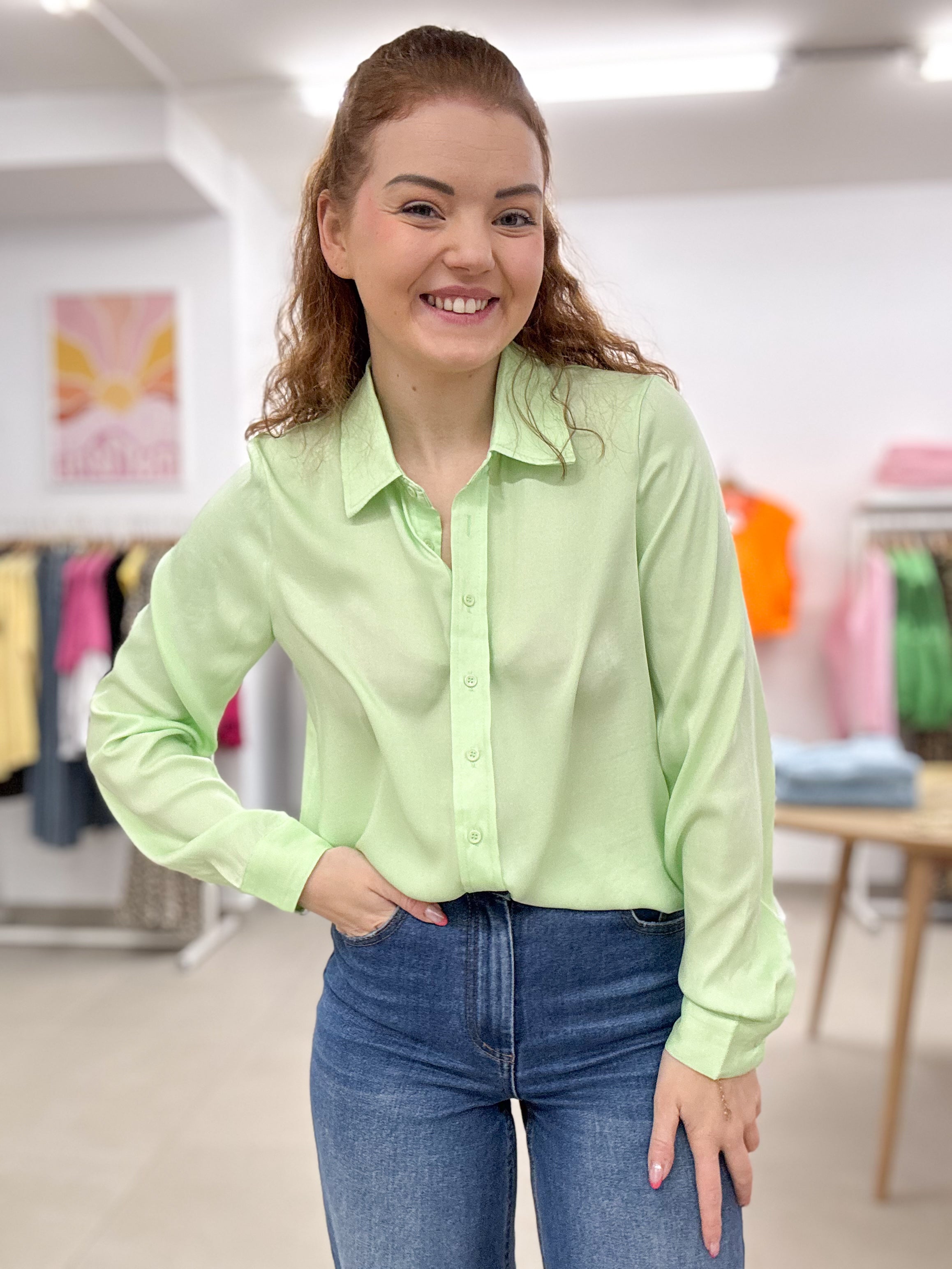 Spring blouse - Vert