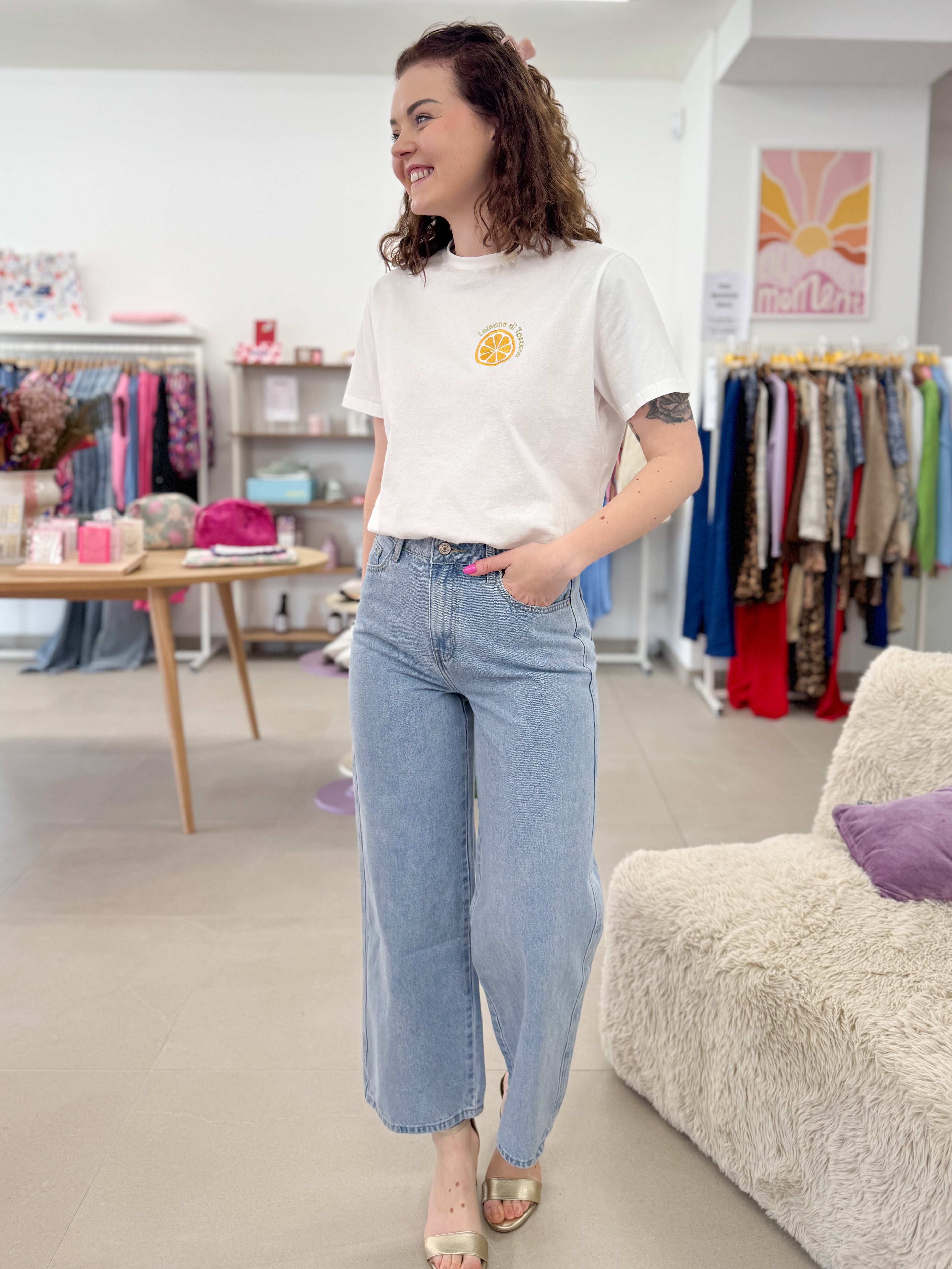 Wide jeans - Colombe