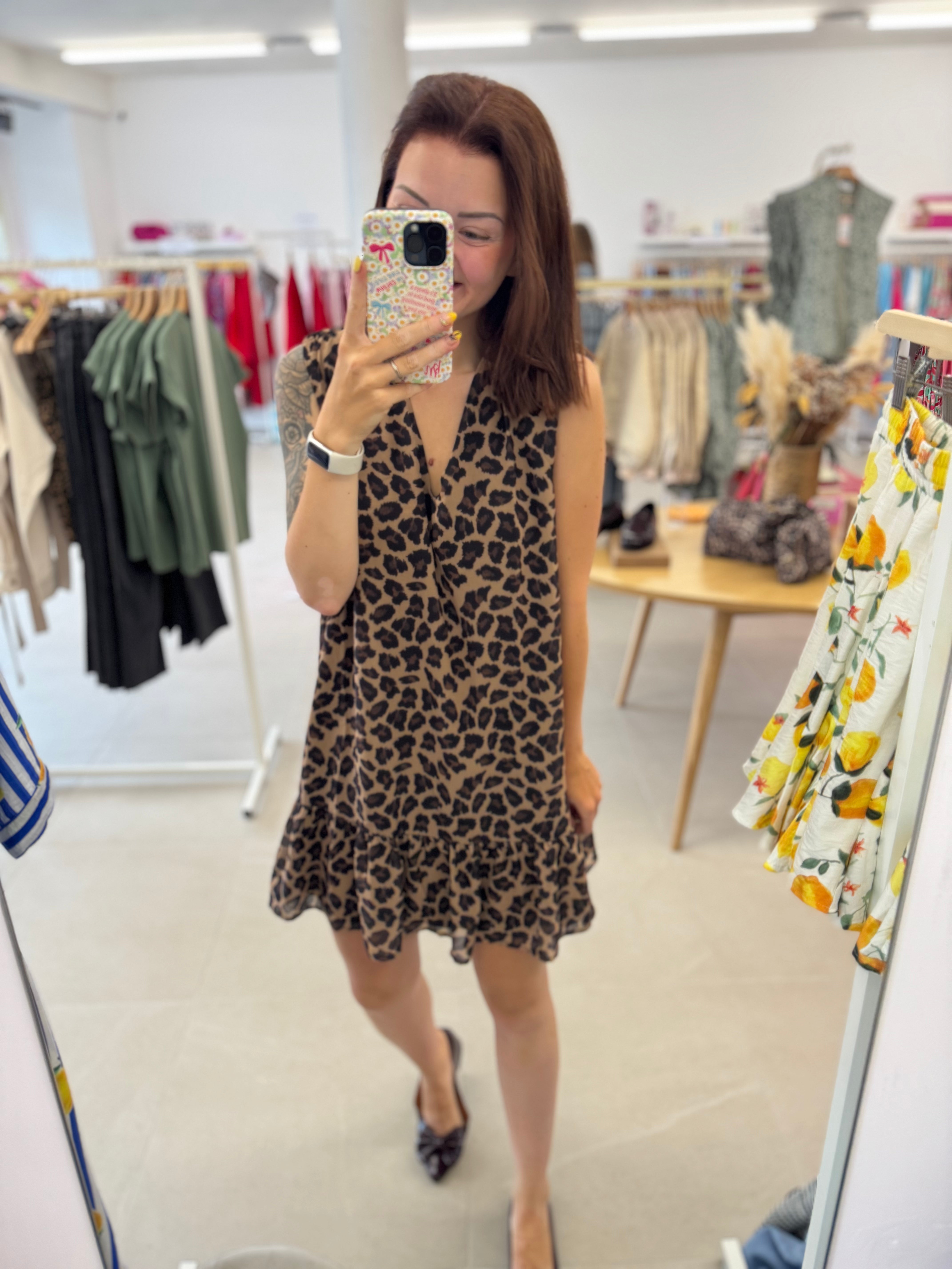 Chloe dress - Leo print