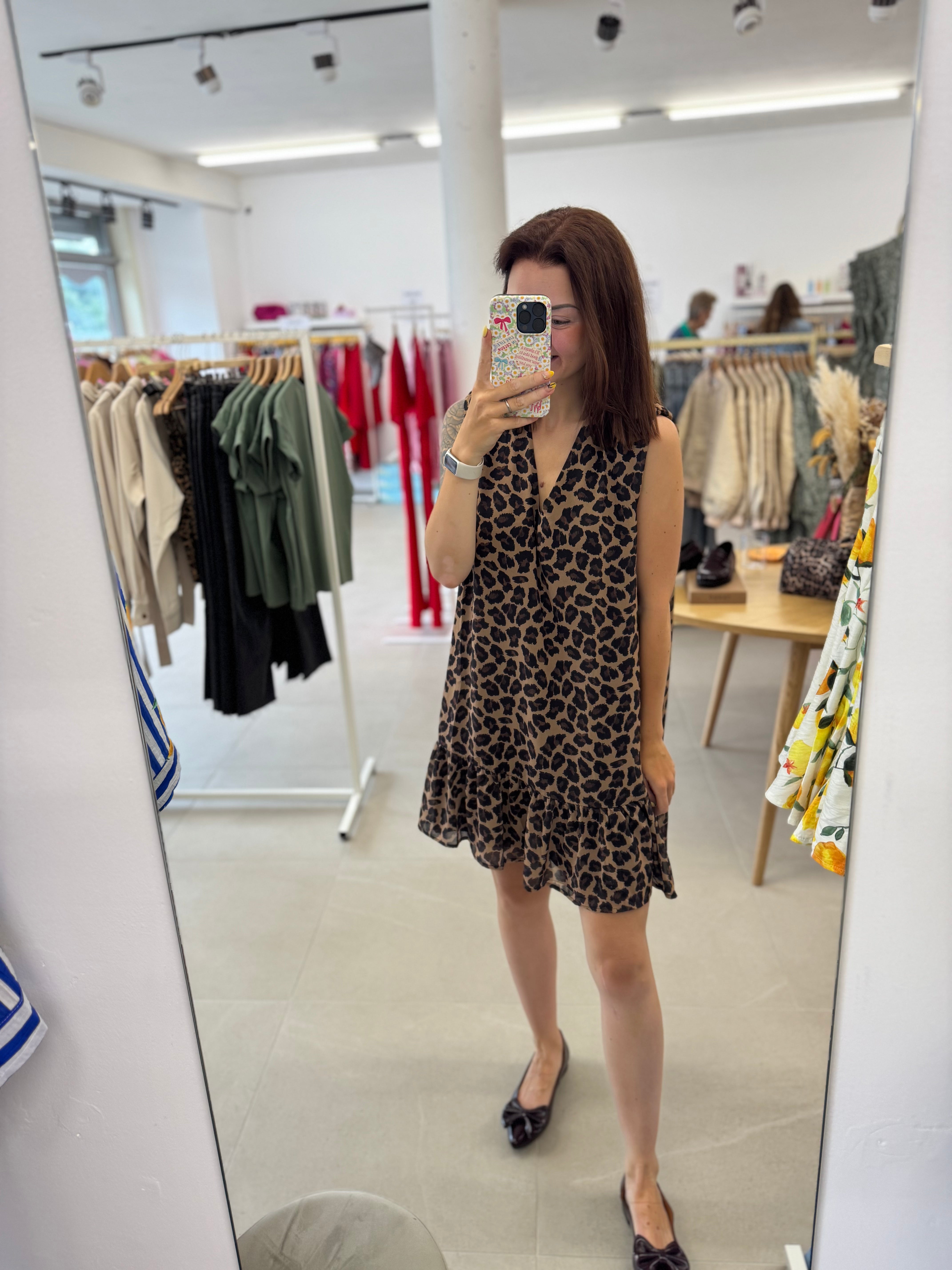 Chloe dress - Leo print