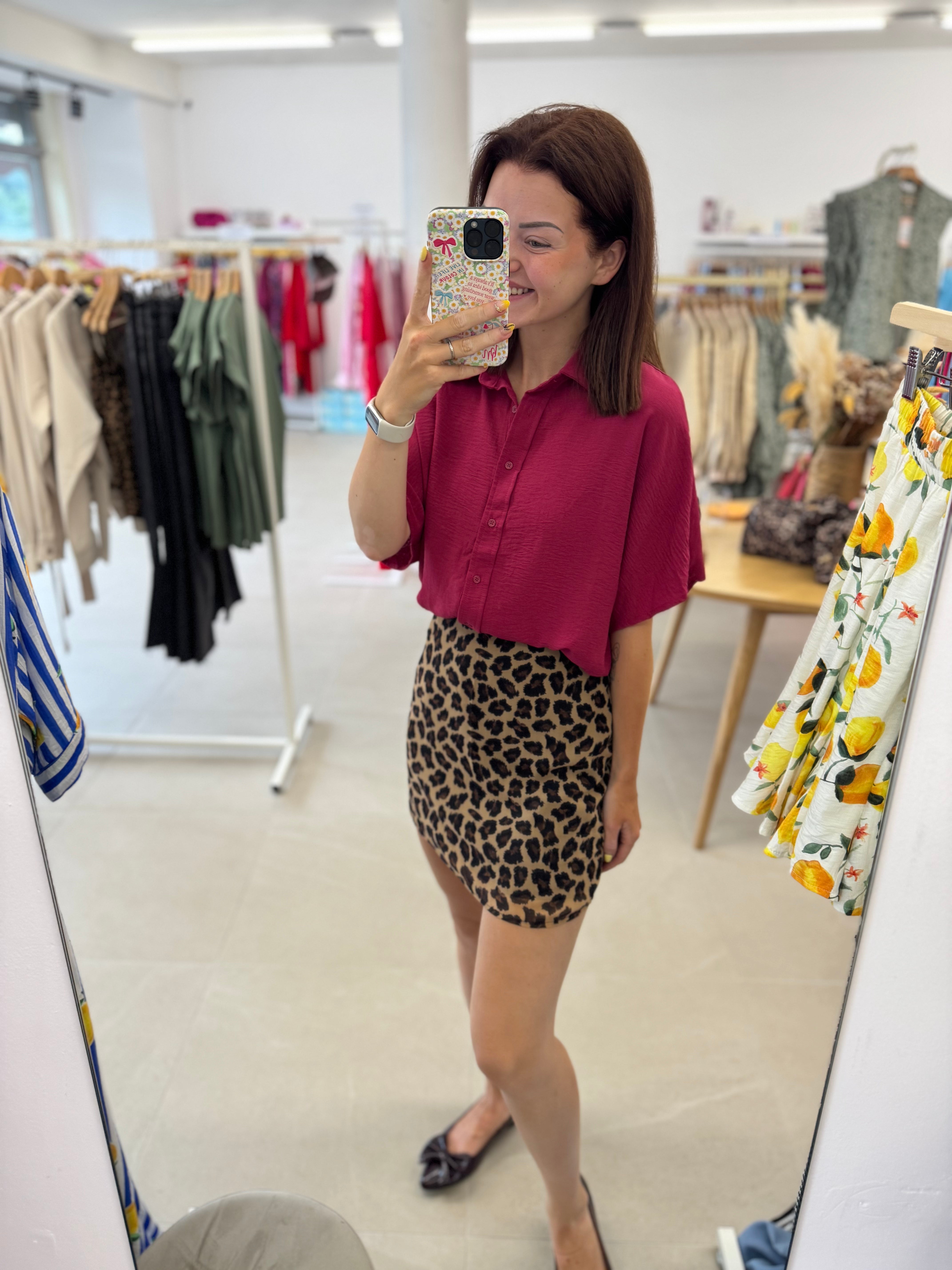 Chloe skirt - Leo print