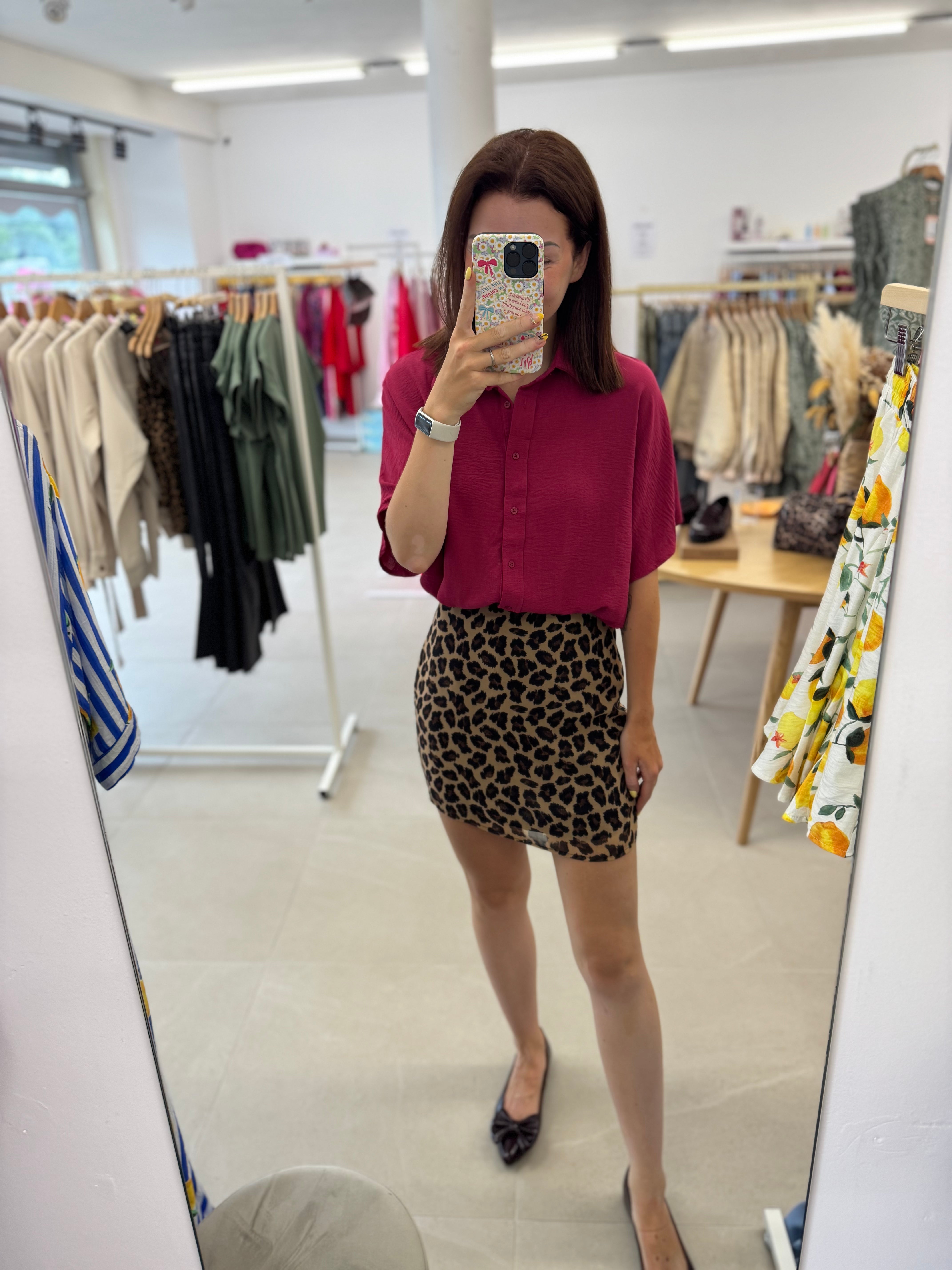 Chloe skirt - Leo print