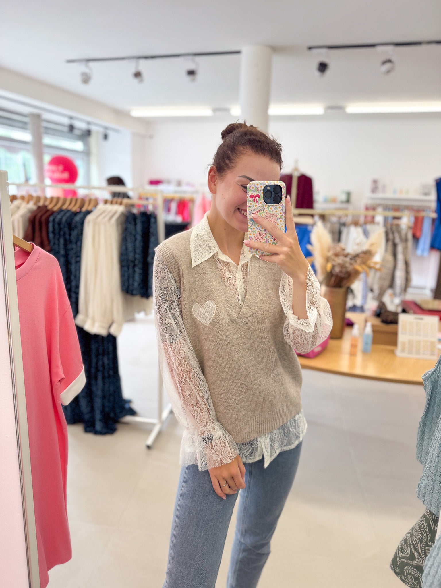 lace debardeur set - Taupe