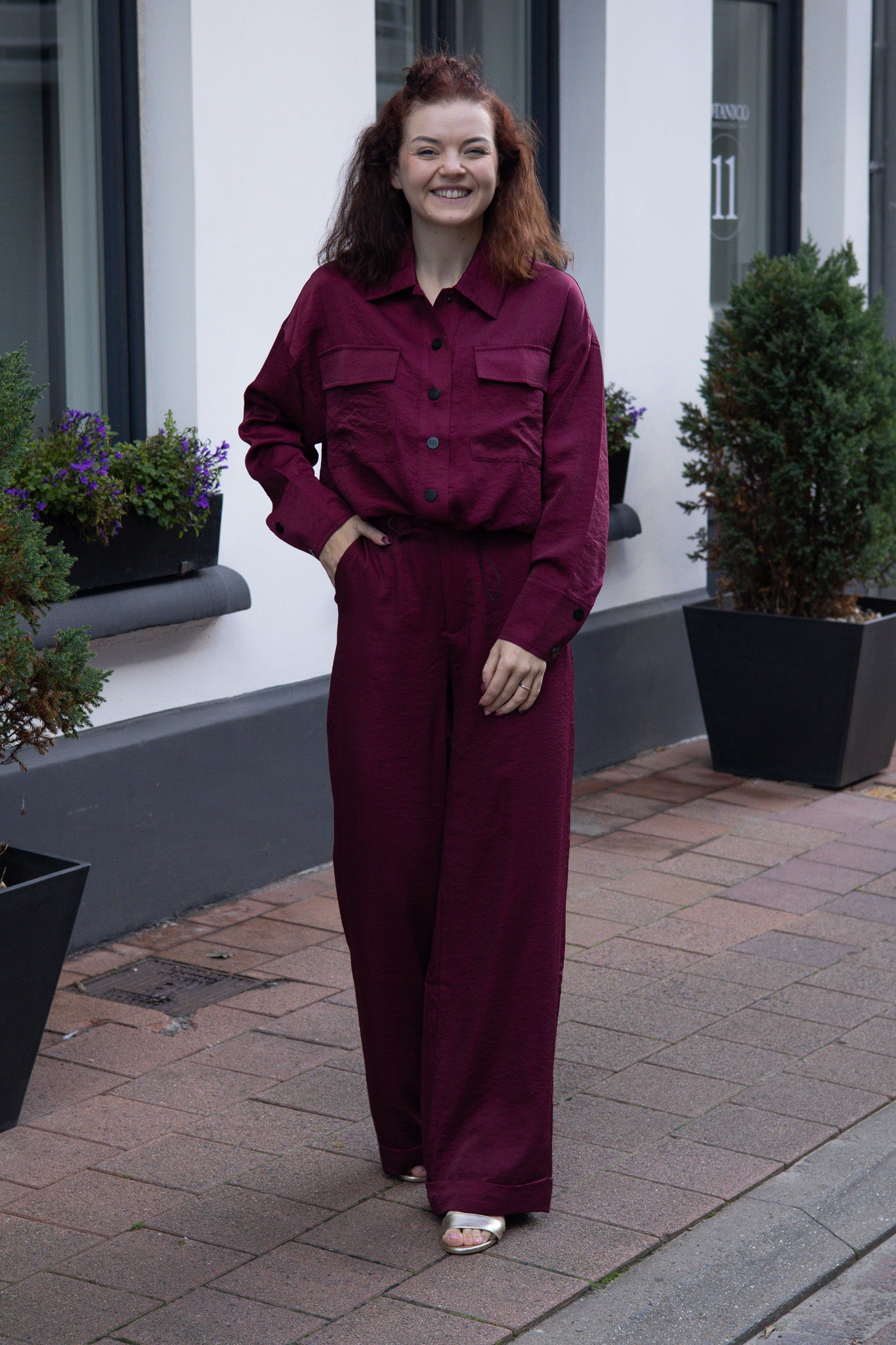 Trouser Svea - Burgundy