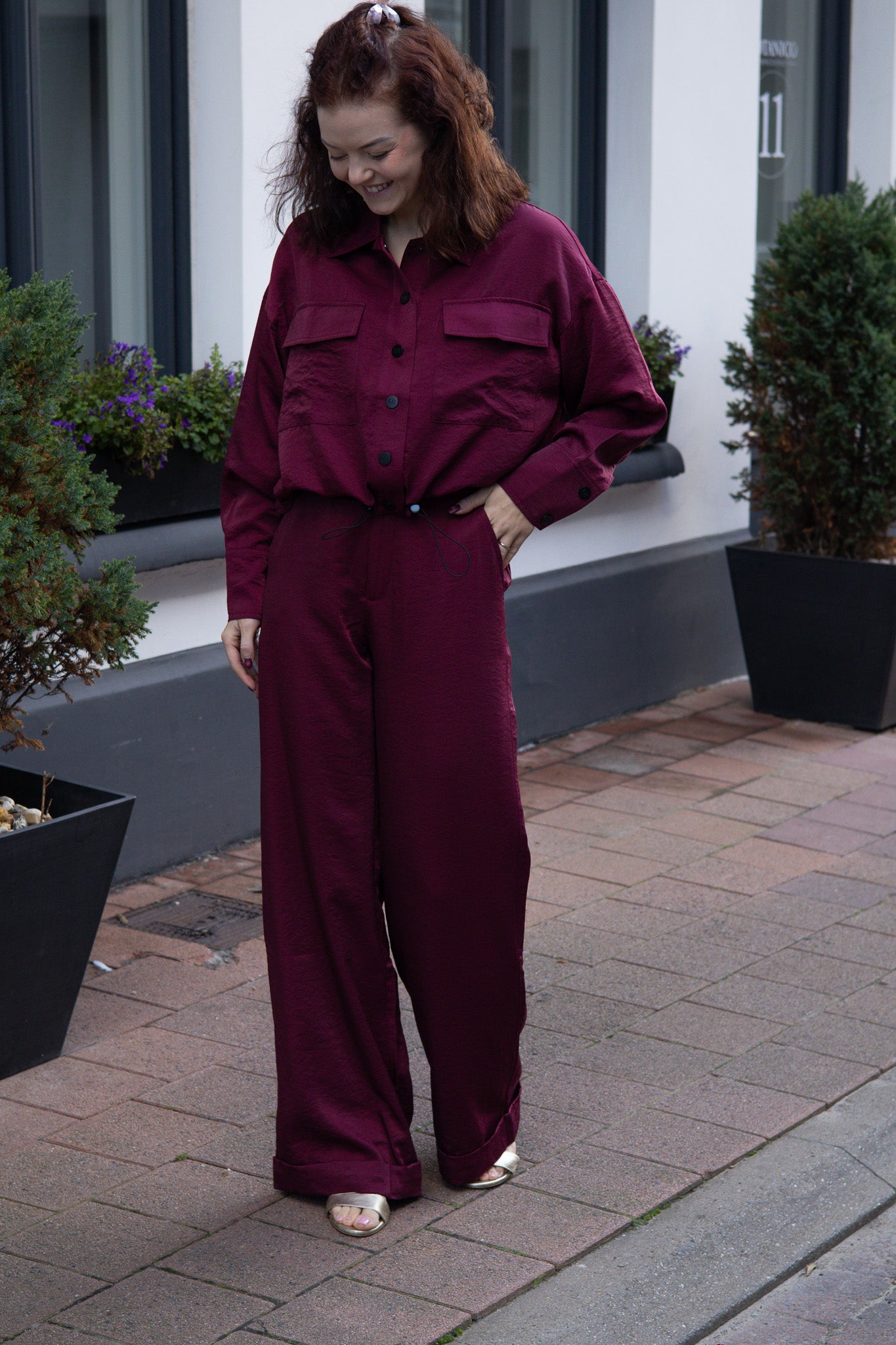 Trouser Svea - Burgundy