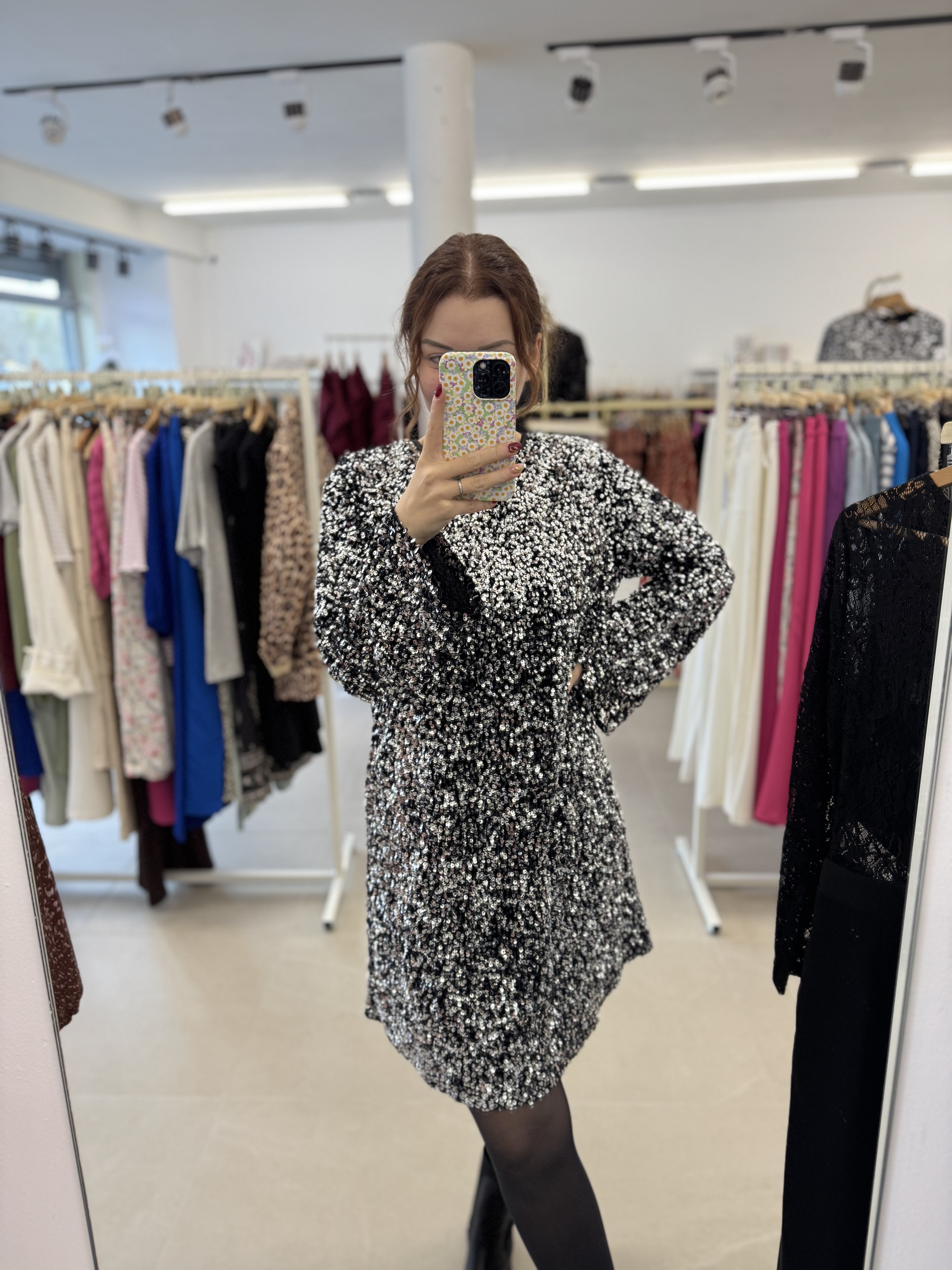 Sparkle dress - Black