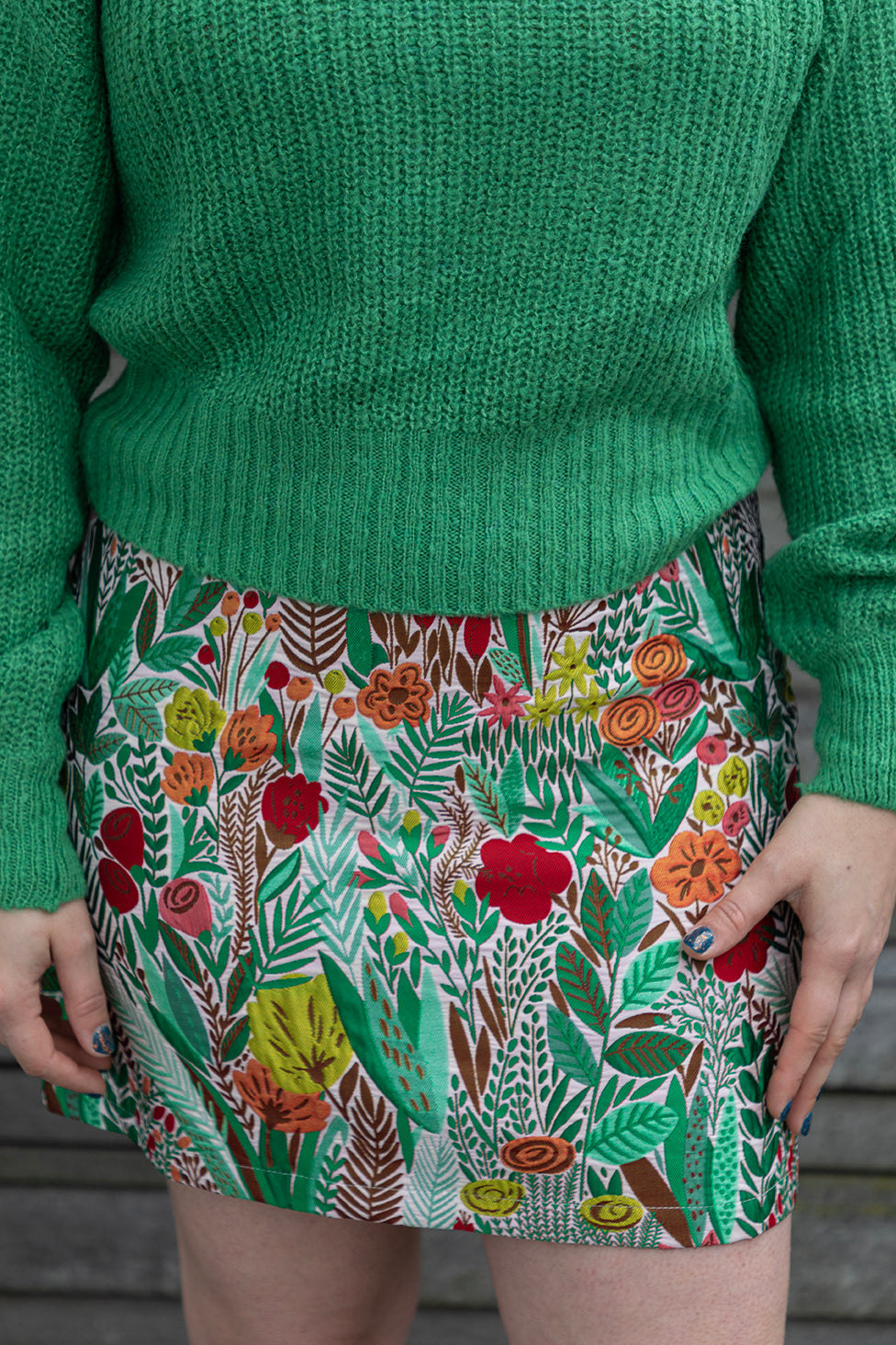 Angelina Skirt  - Multi Color Print