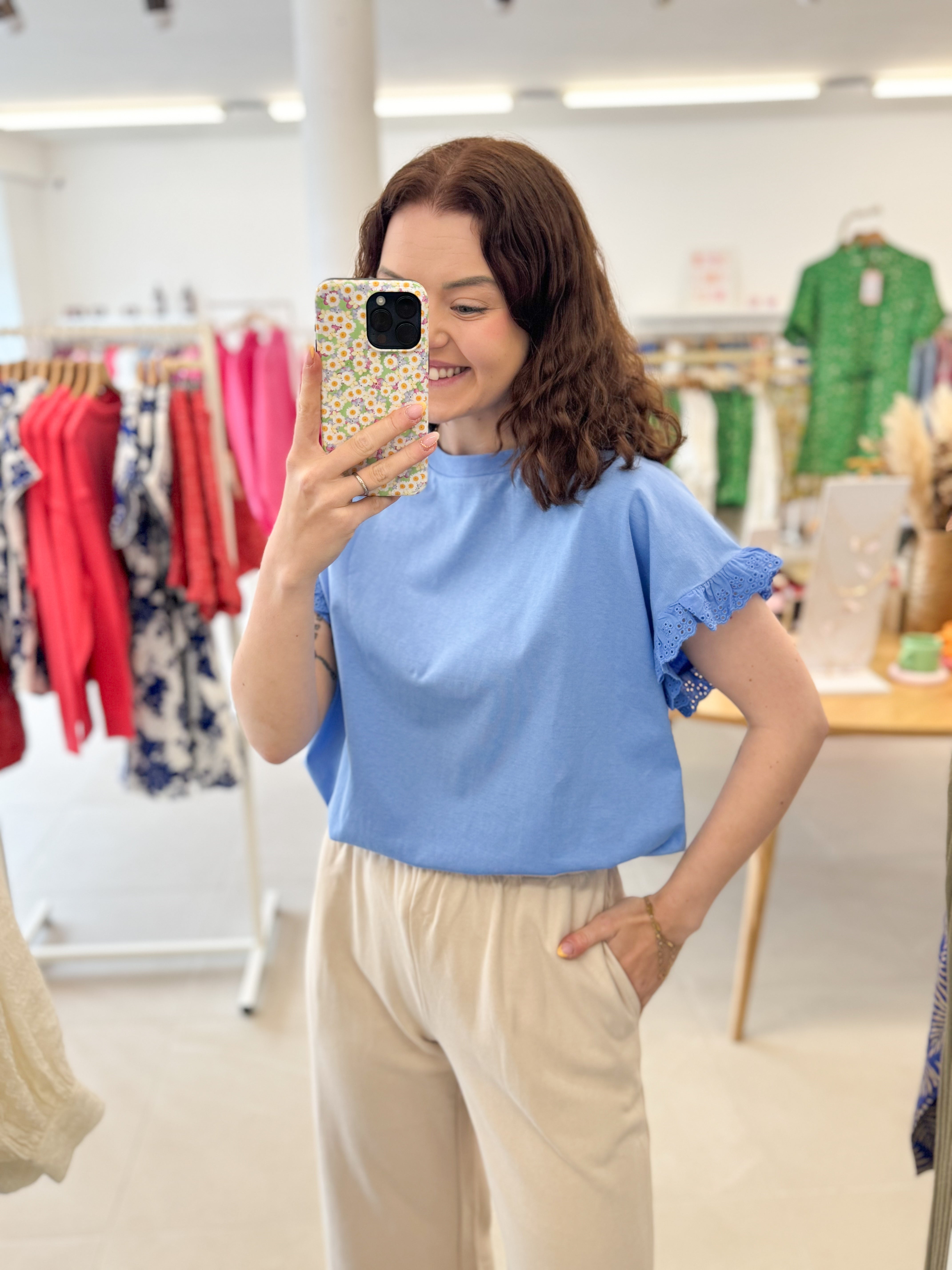 Blue summer tee