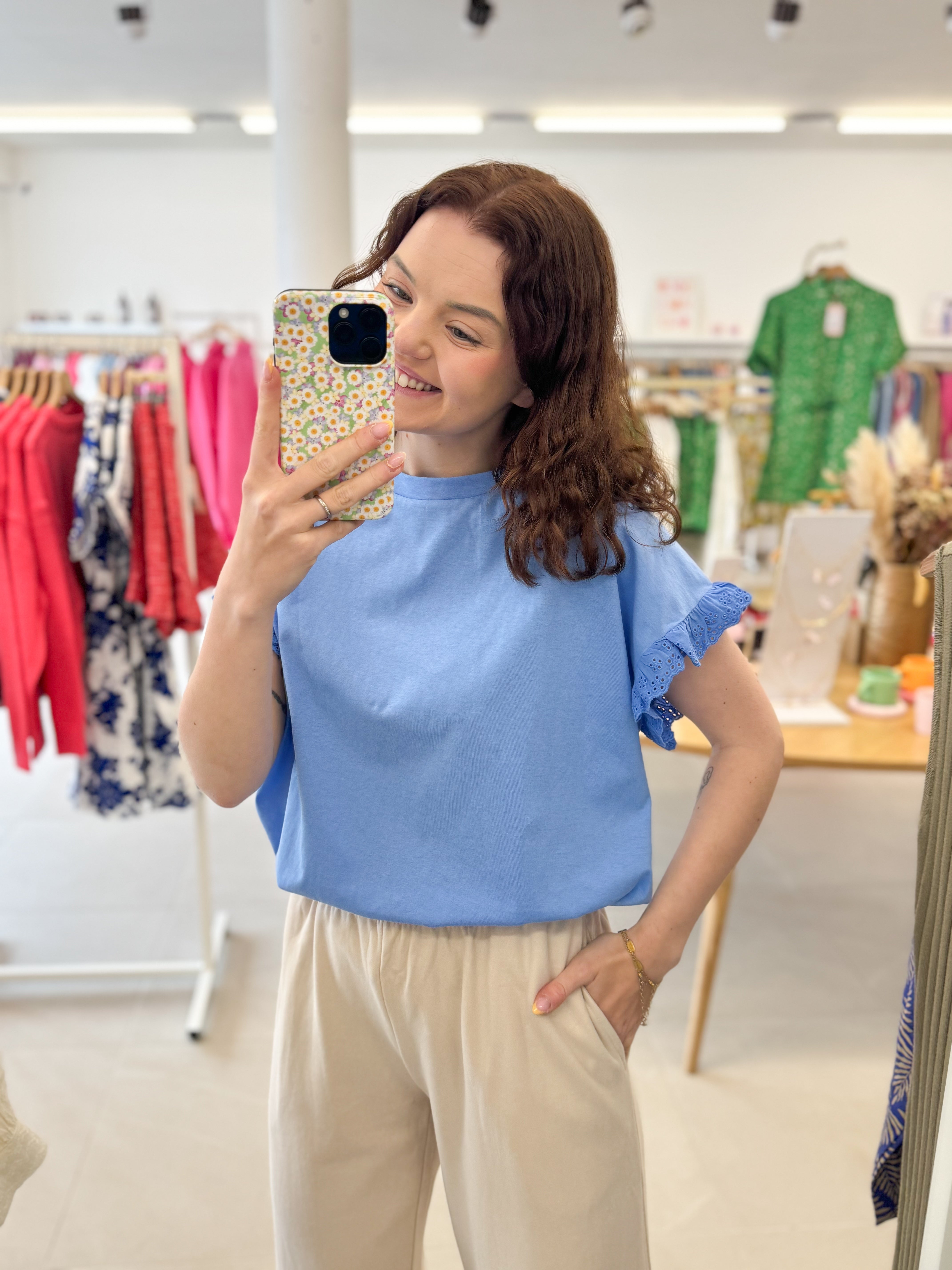 Blue summer tee