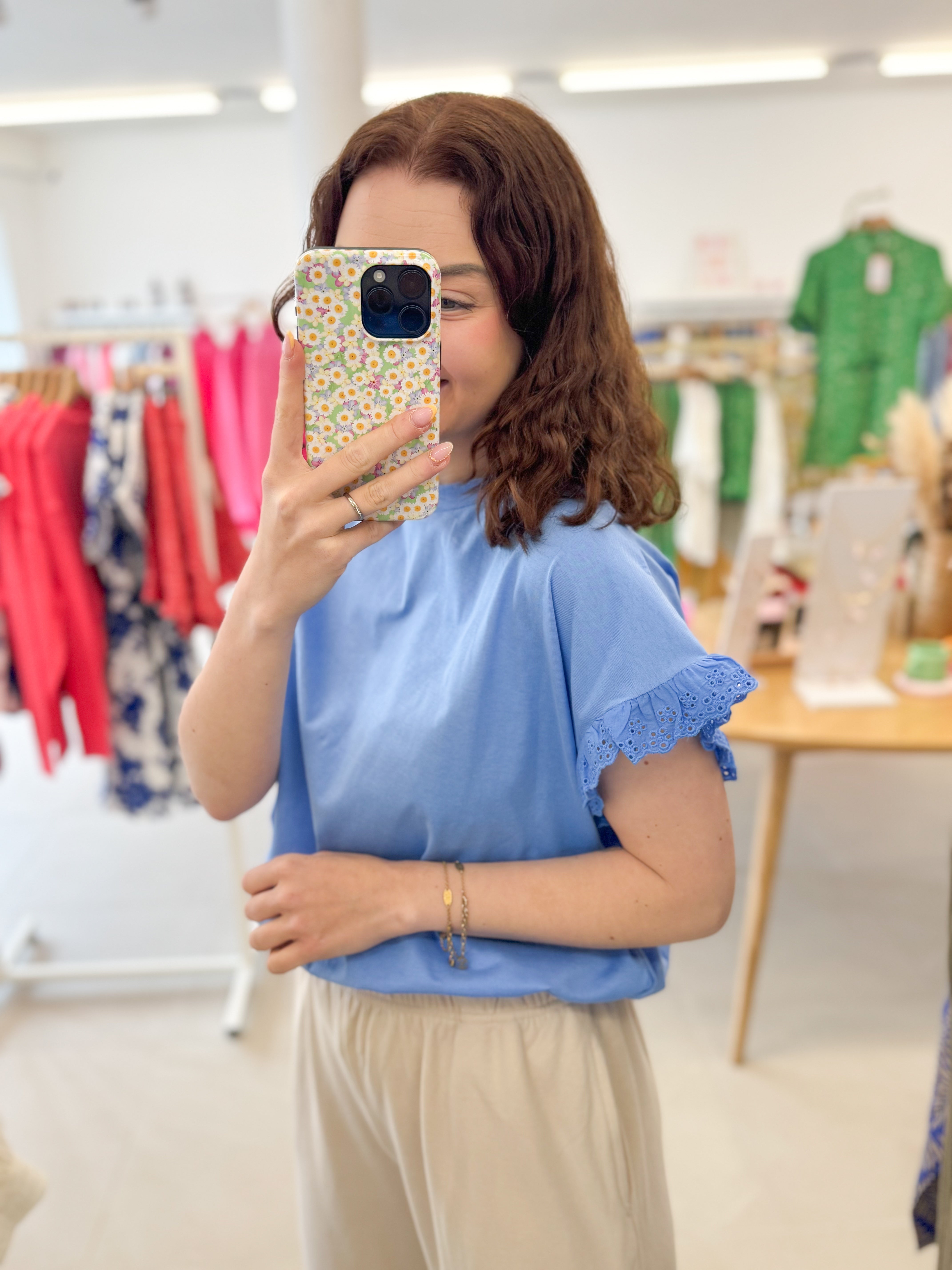 Blue summer tee
