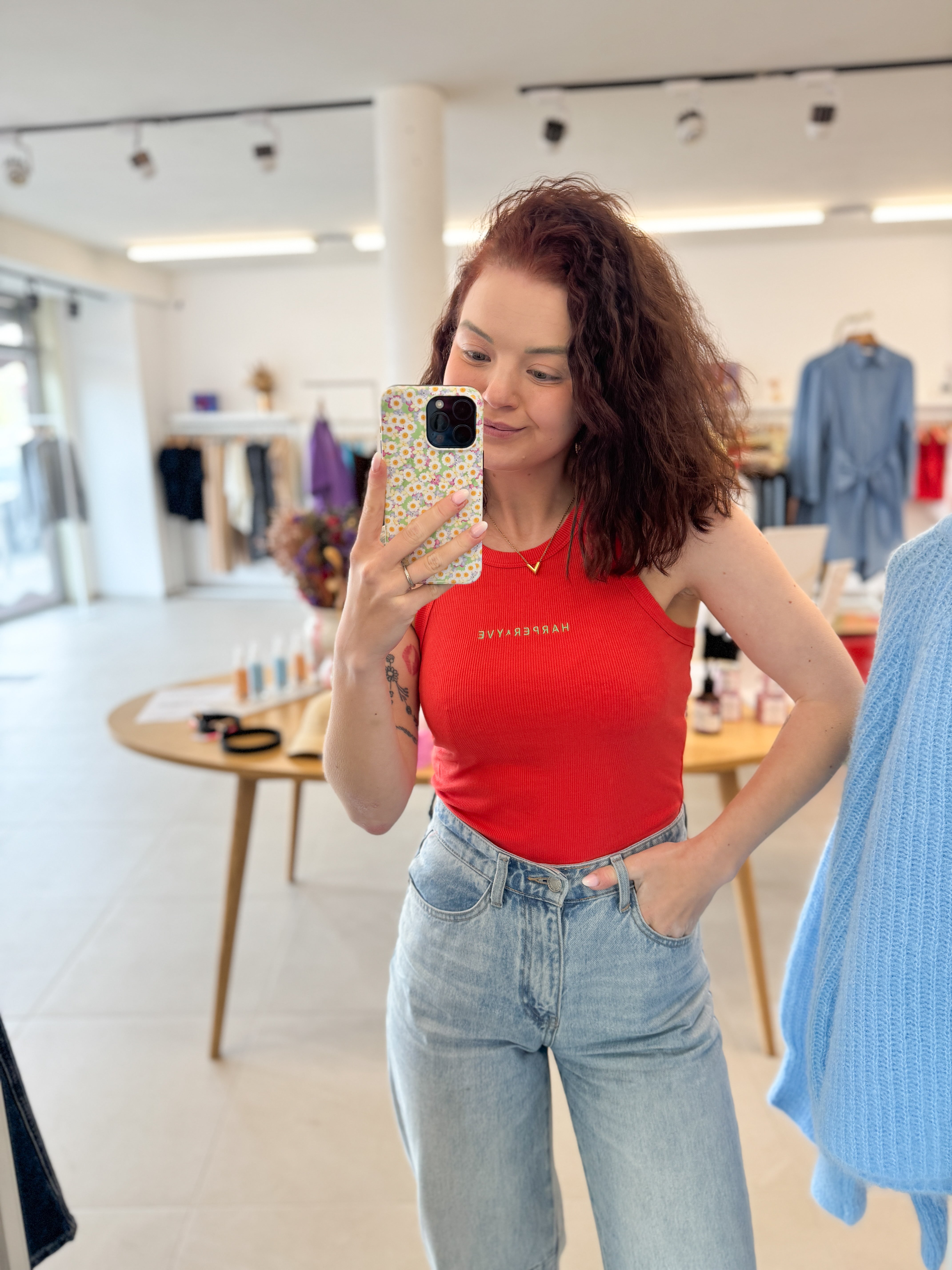 Yenn Top - Poppy Red