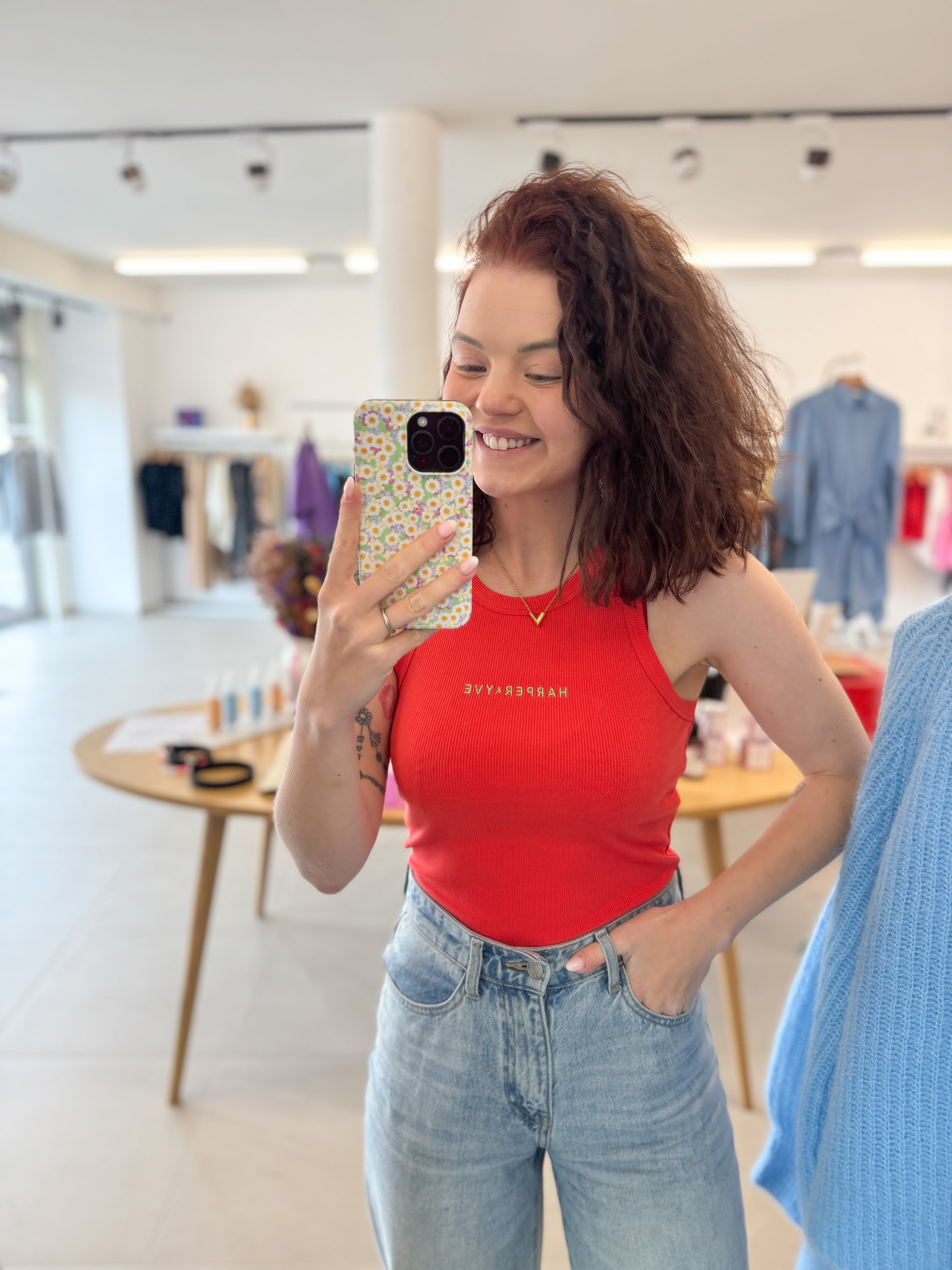 Yenn Top - Poppy Red