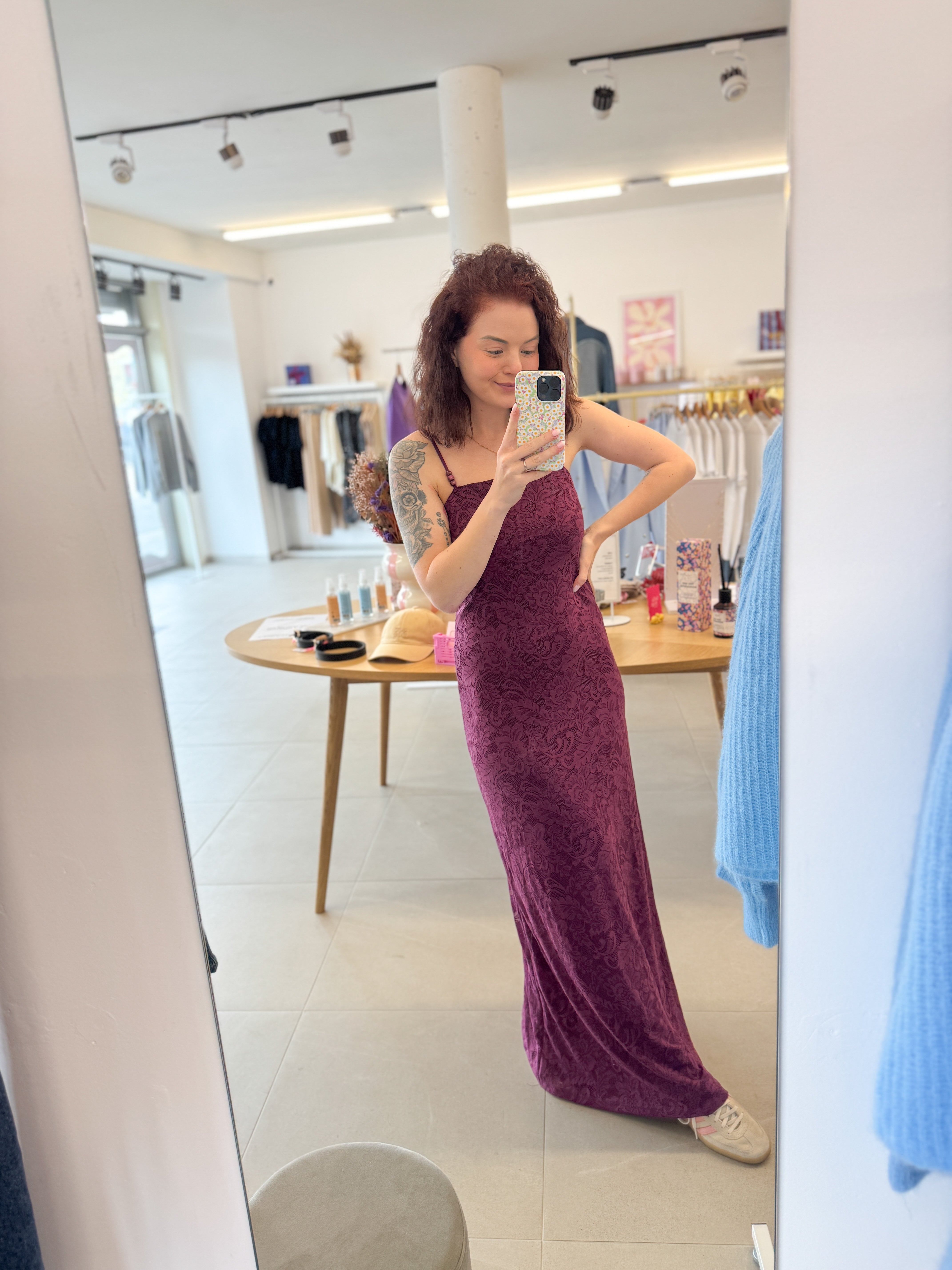 Vivien Dress - Cassis