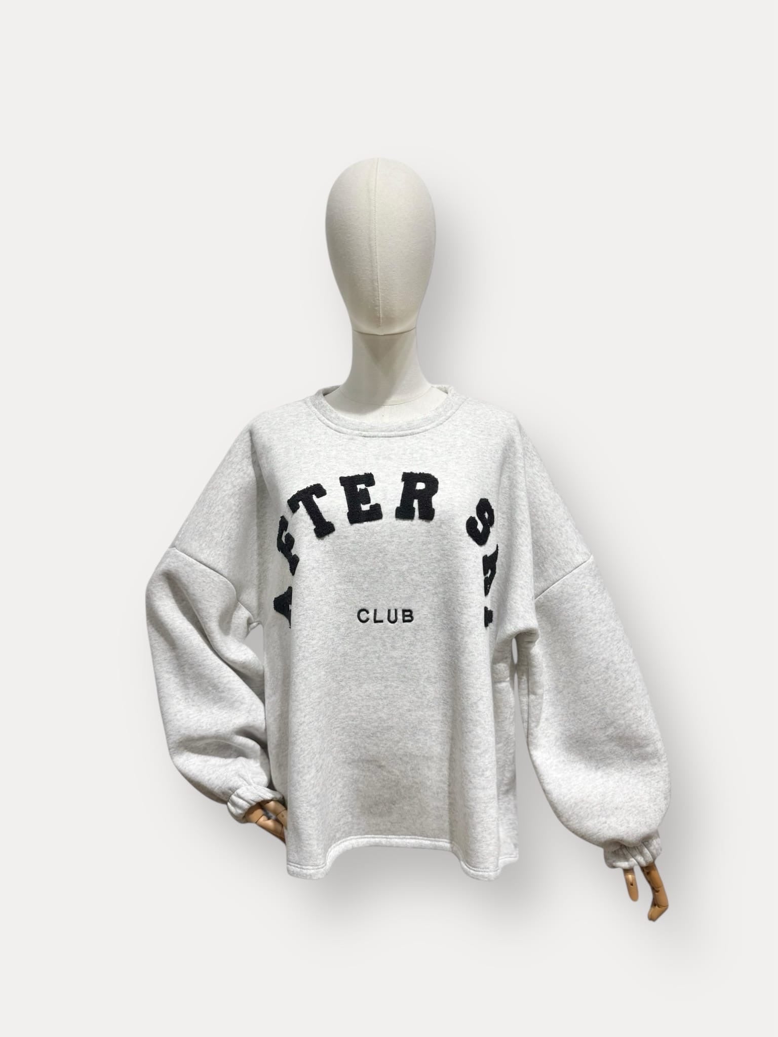 After ski club sweater