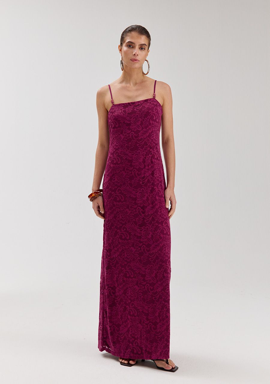 Vivien Dress - Cassis