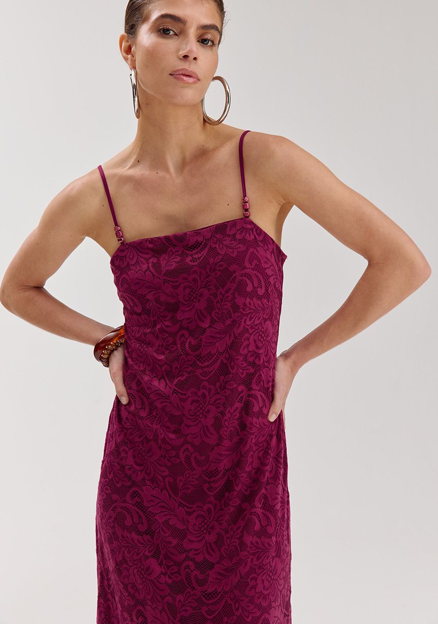 Vivien Dress - Cassis
