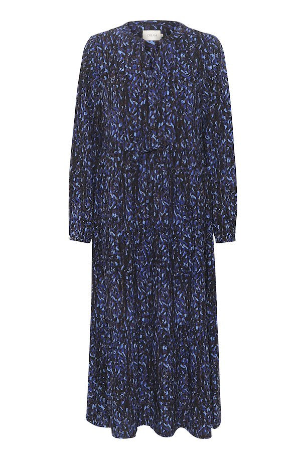 CRTiah Shirt Dress Zally Fit - Mazarine Blue/Black